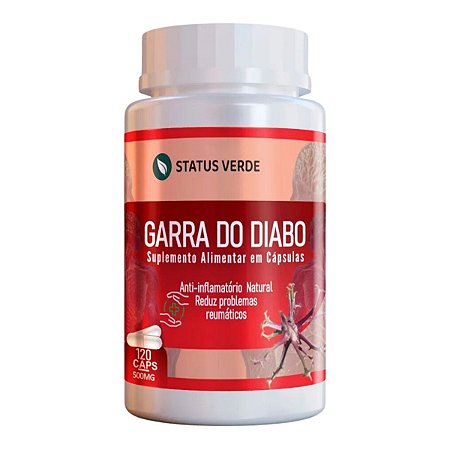 Garra do Diabo 120 Cáps - Status Verde