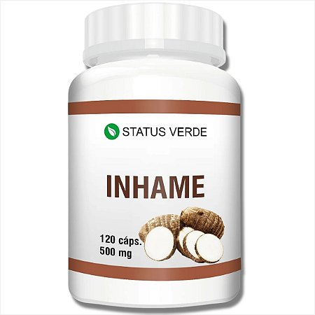 Inhame 120 Cáps - Status Verde