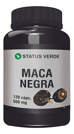 Maca Peruana Negra 120 Cáps - Status Verde
