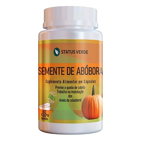 Semente de Abóbora 60 Cáps - Status Verde