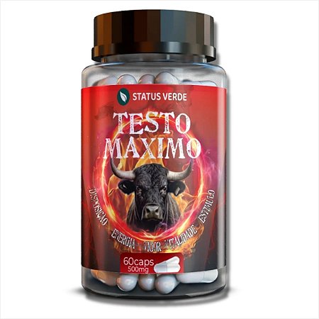 Testo Máximo 60 Cáps - Status Verde