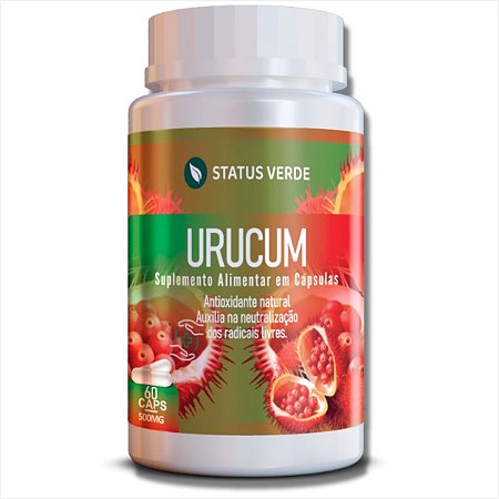 Urucum 120 Cáps - Status Verde