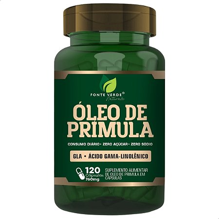 Óleo de Primula 120 Cáps - Fonte Verde