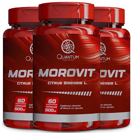 3 Potes Morovit Kit 180 Cáps - Quantum