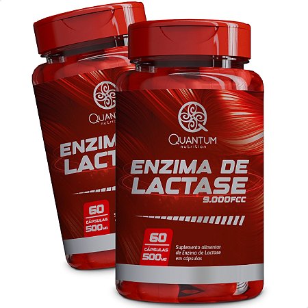 2 Potes Enzima Lactase Kit 120 Cáps - Quantum