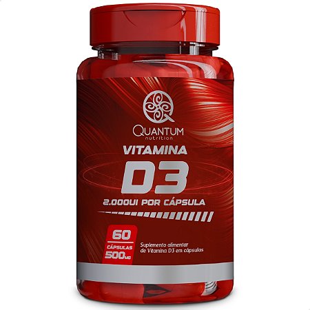 Vitamina D3 2.000ui  60 Cáps - Quantum
