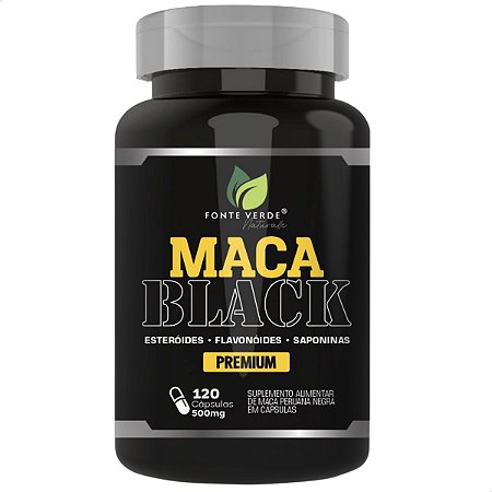 Maca Black 120 Cáps - Fonte Verde