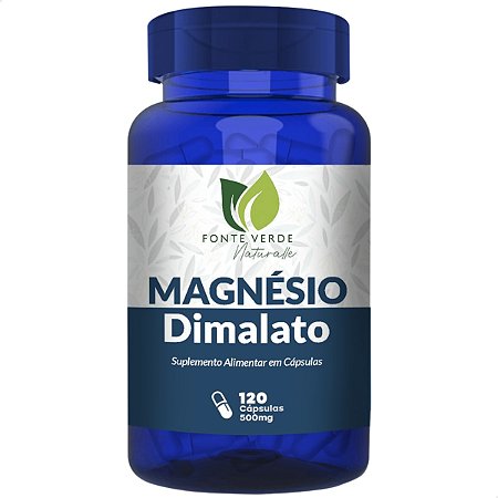 Magnésio Dimalato 120 Cáps - Fonte Verde