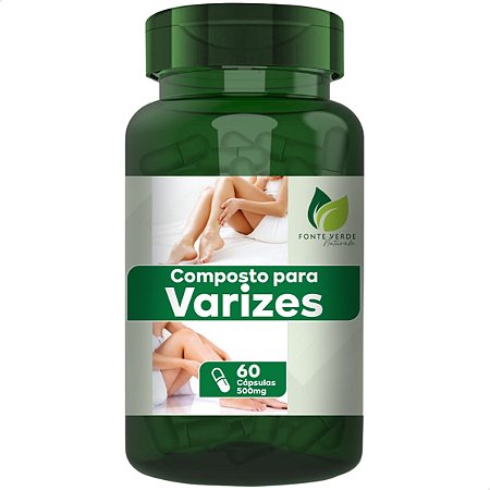 Composto Para Varizes 120 Cáps - Fonte Verde