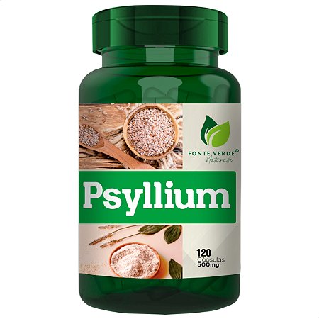 Psyllium 120 Cáps - Fonte Verde