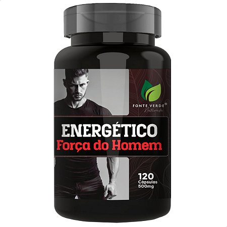 ENERGÉTICO Força do Homem 120 Cáps - Fonte Verde