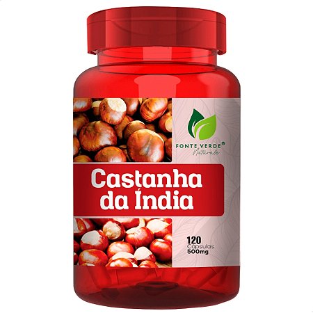 Castanha da Índia 120 Cáps - Fonte Verde