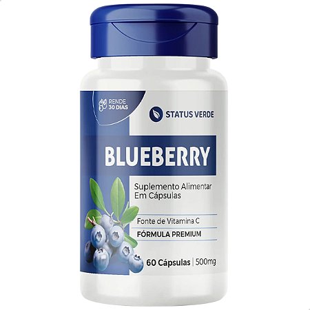 Blueberry 60 Cáps - Status Verde