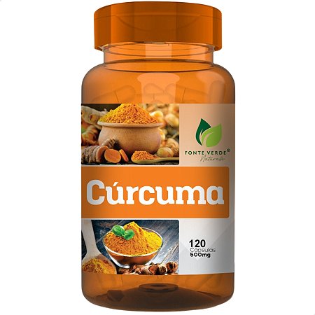 Cúrcuma 120 Cáps - Fonte Verde