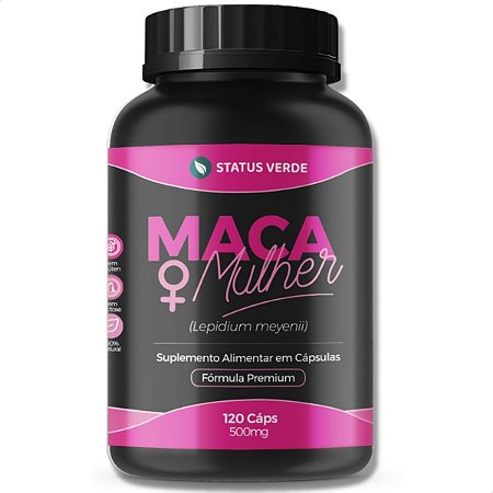Maca Mulher 120 Cáps - Status Verde