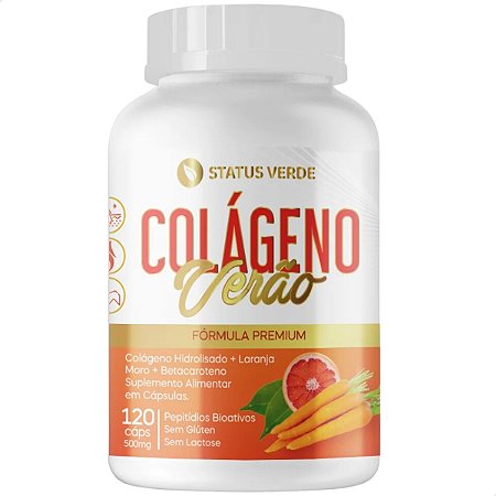 Colágeno Verão 120 Cáps - Status Verde