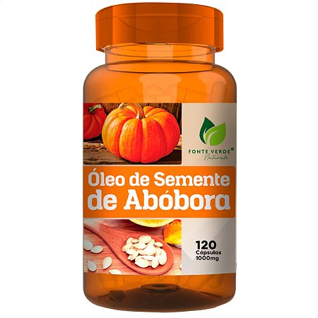 Óleo de Semente de Abóbora 120 Cáps - Fonte Verde