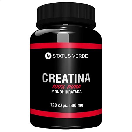 Creatina Pura 120 Cáps - Status Verde