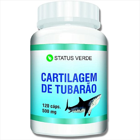 Cartilagem de Tubarão 120 Cáps - Status Verde