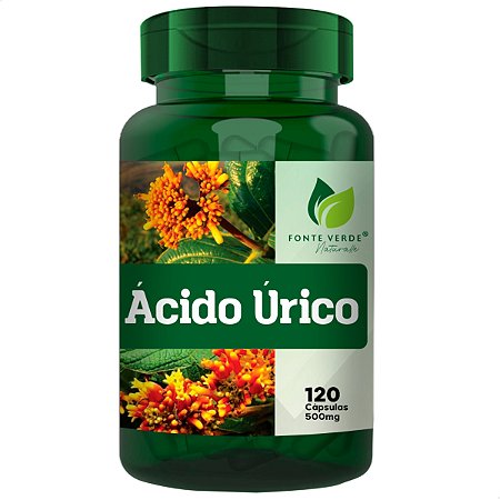 Ácido Úrico 120 Cáps - Fonte Verde