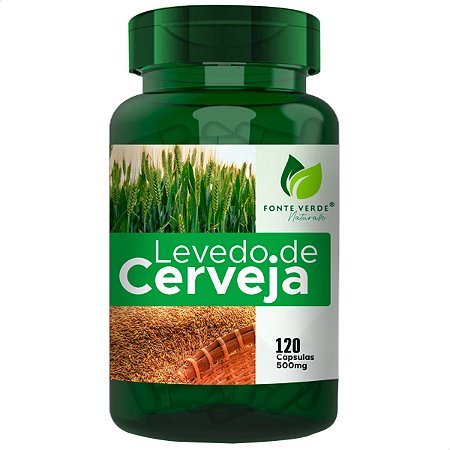 Levedo de Cerveja 120 Cápsulas - Fonte Verde