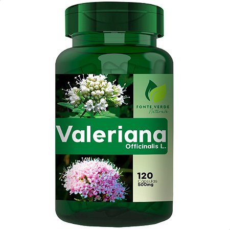 Valeriana 120 Cáps - Fonte Verde