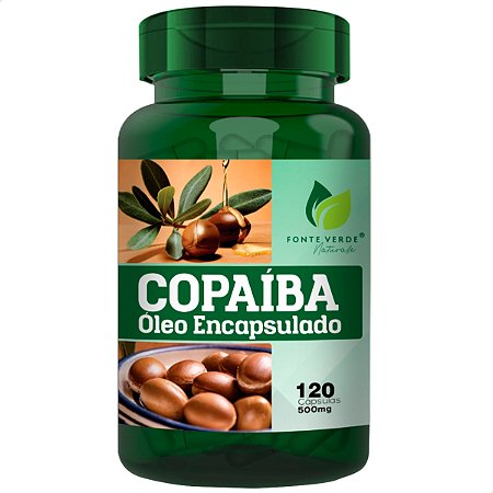 Óleo de Copaíba 120 Cápsulas - Fonte Verde