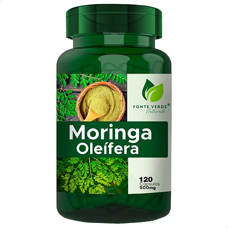 Moringa Oleifera 120 Cápsulas - Fonte Verde