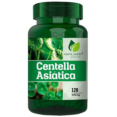 Centella Asiática 120 Cápsulas - Fonte Verde