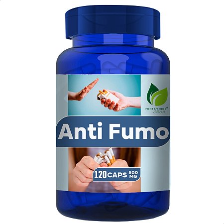 Anti Fumo 120 Cápsulas - Fonte Verde