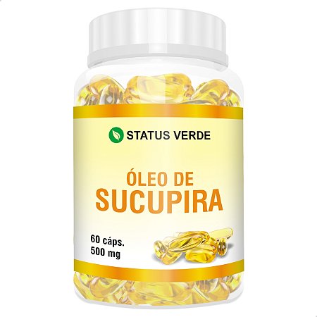 Óleo de Sucupira 60 Cáps - Status Verde