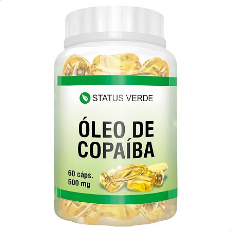 Óleo de Copaíba 60 Cáps - Status Verde