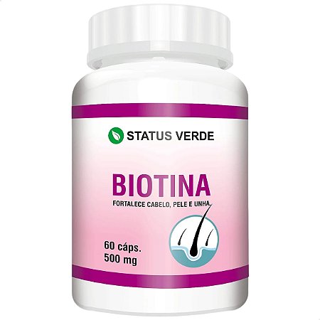 Biotina 60 Cáps - Status Verde