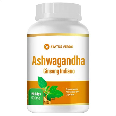 Ashwagandha 120 Cáps - Status Verde