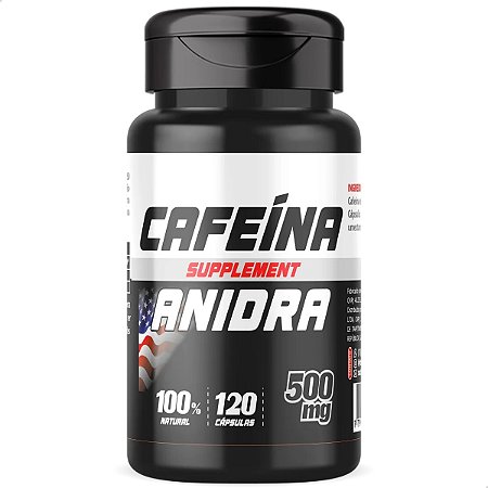 Cafeína Anidra 120 Cáps - Status Verde