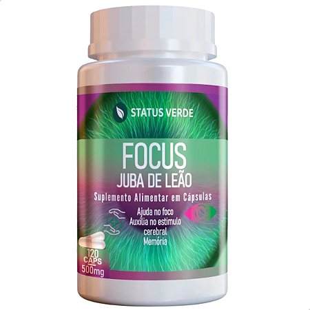 Focus Juba de Leão 120 Cáps - Status Verde
