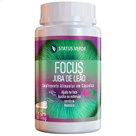 Focus Juba de Leão 60 Cáps - Status Verde
