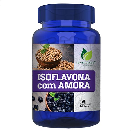Isoflavona com Amora 120 Cáps - Fonte Verde