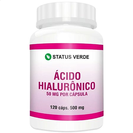 Ácido Hialurônico 120 Cáps - Status Verde