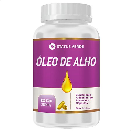 Óleo de Alho 120 Cáps - Status Verde