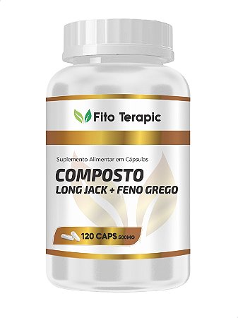 Composto Long Jack + Feno Grego 120 Cáps - Fito Terapic