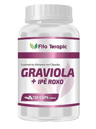 Graviola + Ipê Roxo 120 Cáps - Fito Terapic