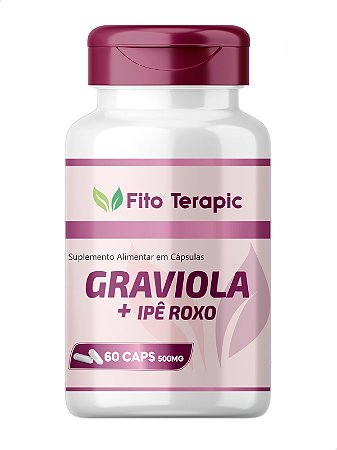 Graviola + Ipê Roxo 60 Cáps - Fito Terapic
