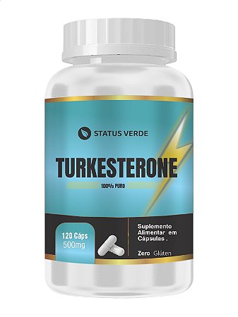 Turkesterone 120 Cáps - Status Verde