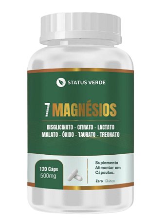 7 Magnésio 120 Caps - Status Verde