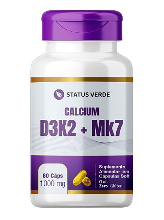 Calcium MDK 60 Cápsulas 1000mg - Status Verde