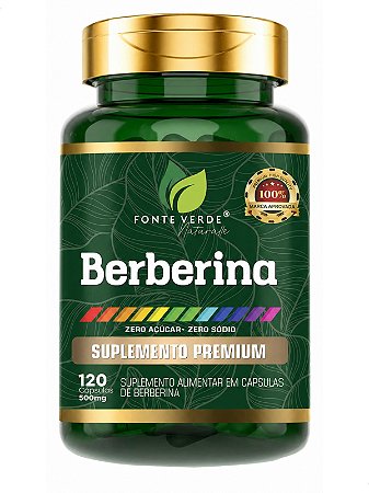 Berberina 120 Cáps - Fonte Verde
