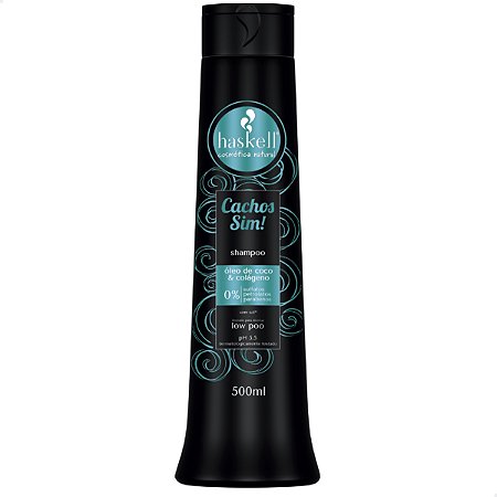 Shampoo 500ml Haskell Cachos Sim!