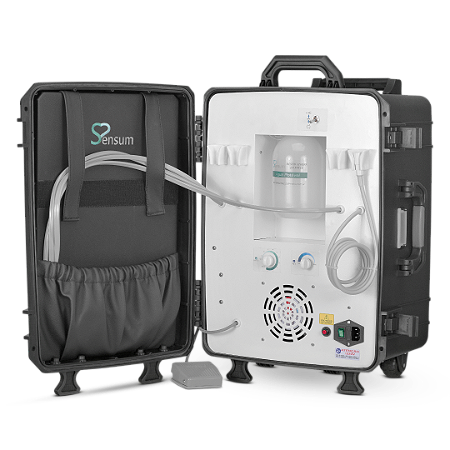 CONSULTÓRIO PORTÁTIL - MALETA COM ULTRASSOM - BIVOLT AUTOMÁTICO