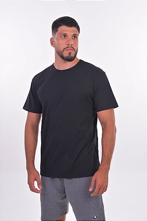 CAMISETA BÁSICA ROUND PRETA